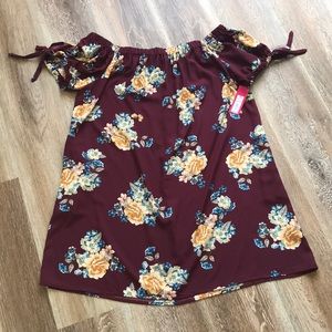 Off the shoulder dress